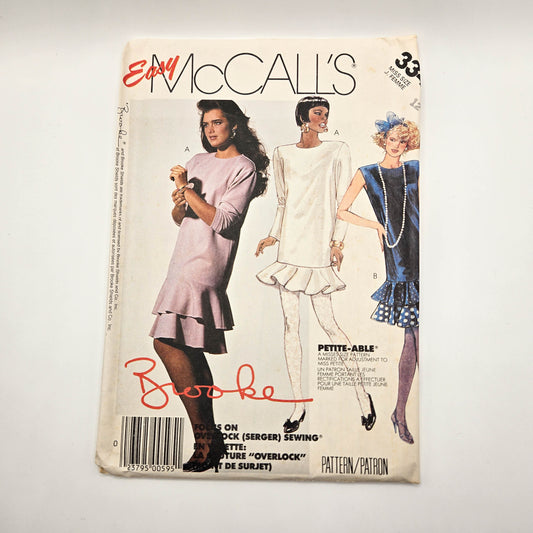 McCall's 3346 | Size 12 | 1987 Sewing Pattern