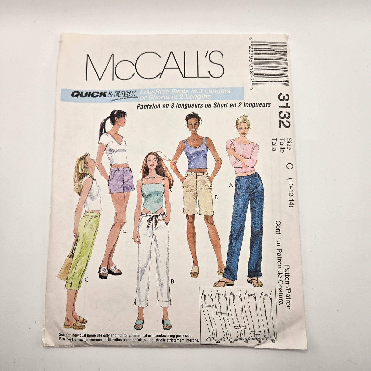 McCall's 3132 | Sizes 10-12-14 | Sewing Pattern