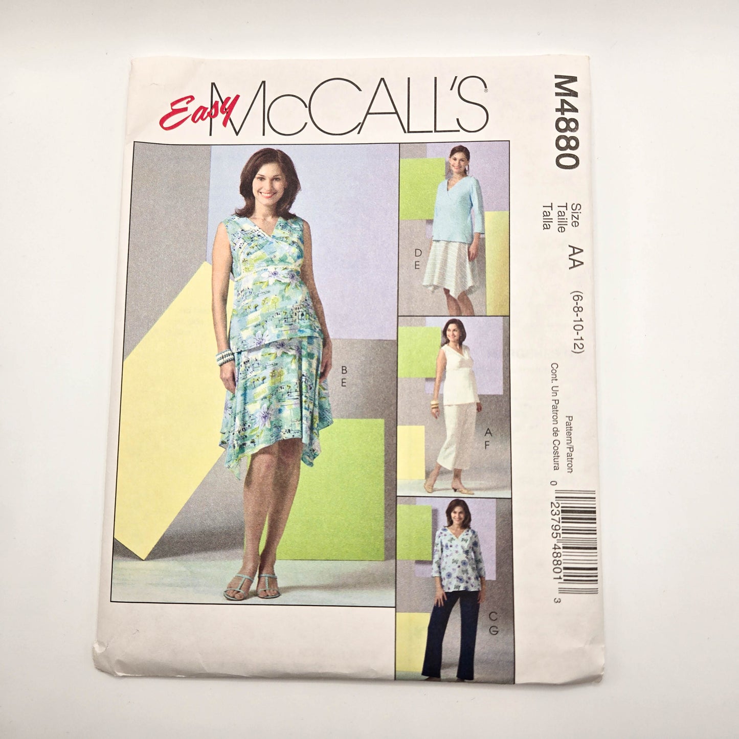 McCall's 4880 | Sizes 6-8-10-12 | Maternity Sewing Pattern