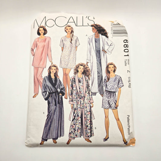 McCall's 6801 | Sizes L-XL | Sewing Pattern