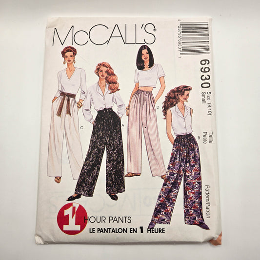 McCall's 6930 | Sizes 8-10 | Sewing Pattern