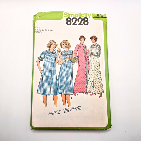 Simplicity 8228 | Sizes 40-42-44-46 | Sewing Pattern