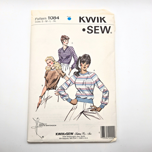 Kwik Sew | Sizes S-M-L-XL | Sewing Pattern